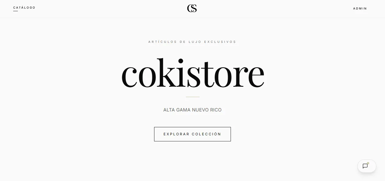 Cokistore Luxury Demo