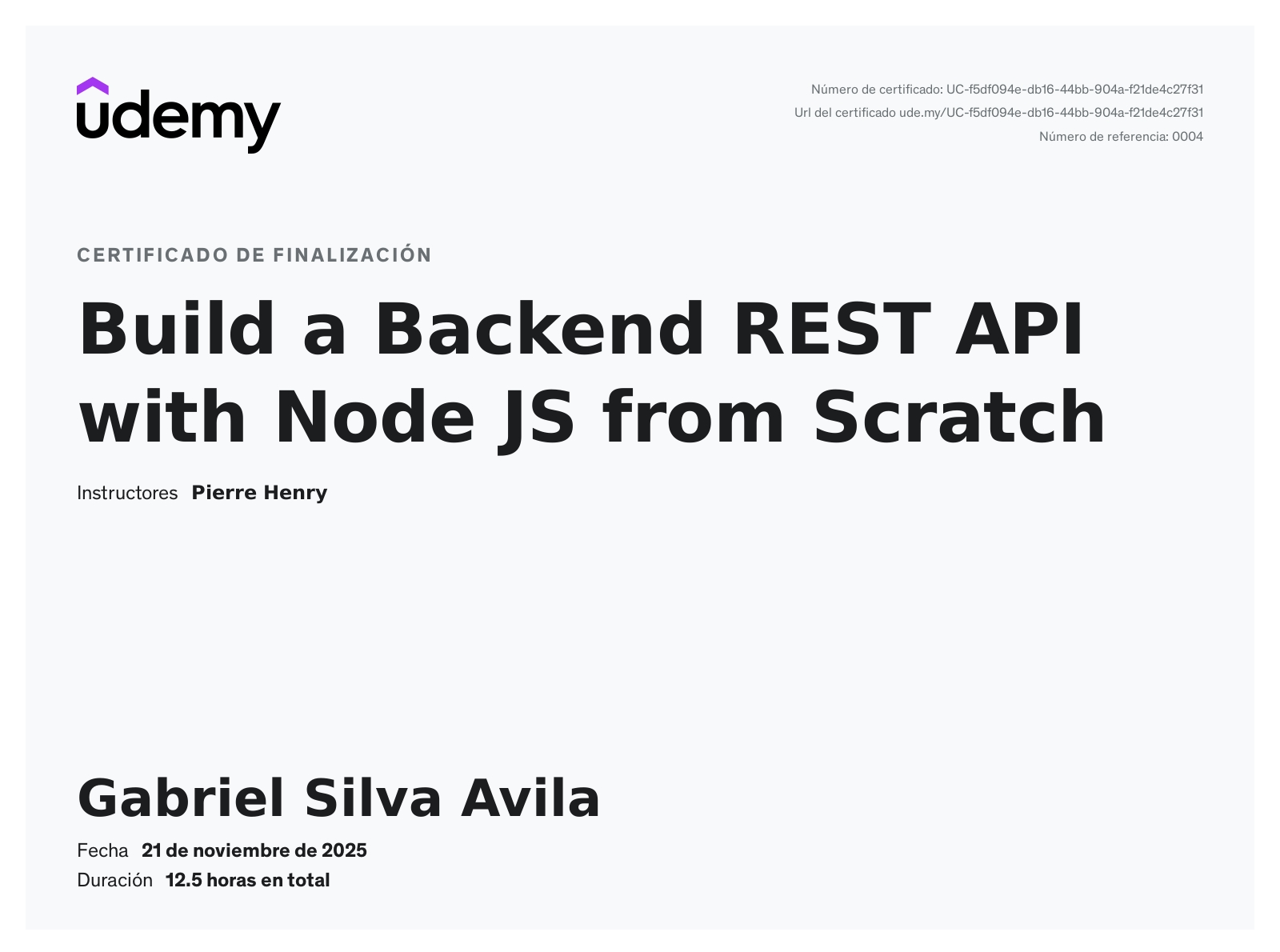 Build a Backend REST API with Node JS from Scratch